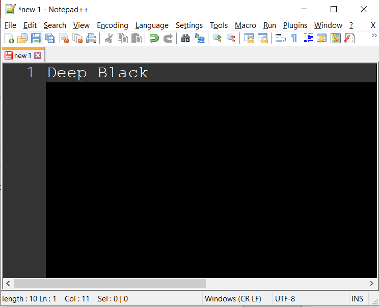 Enabling Notepad++ Dark Theme Code2care